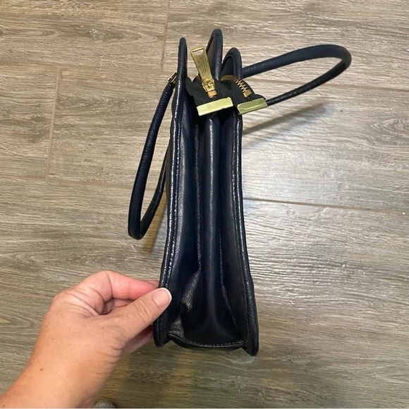 Vintage Dark Blue Briefcase - Picture 13 of 16